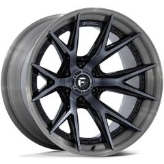 22x10 Fuel Off-Road Catalyst Gloss Black Brushed Dark Tint FC402 6x5.5/139.7 -18mm