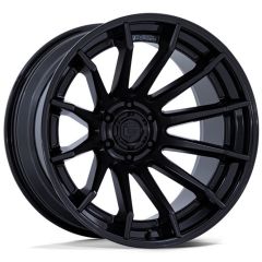 20X9 Fuel Off-Road Burn Matte Black w/ Gloss Black Lip FC403 5x5/127 1mm