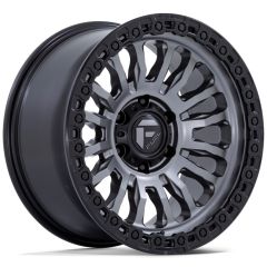 20x10 Fuel Off-Road Rincon Matte Gunmetal w/ Matte Black Lip FC857 6x5.5x139.7 -18mm