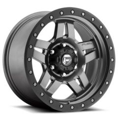 16x8 Fuel Off-Road Anza Matte Anthracite w/ Black Ring D558 6x5.5/139.7 1mm