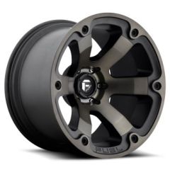 (Clearance - No Returns) 20x12 Fuel Off-Road Beast Black Machined w/ Tint D564 (* May Require Trimming) 5x5/127 -44mm