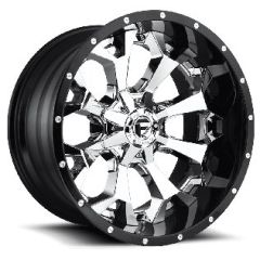 20x12 Fuel Off-Road Assault Chrome Face w/ Gloss Black Lip (Multi Piece) D246 (* May Require Trimming) 6x135 6x5.5/139.7 -43mm