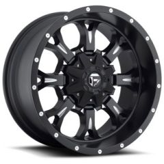 17x9 Fuel Off-Road Krank Black Milled D517 6x135 6x5.5/139.7 20mm