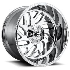 26x12 Fuel Off-Road Triton Chrome D609 (* May Require Trimming) 8x6.5/165 -44mm