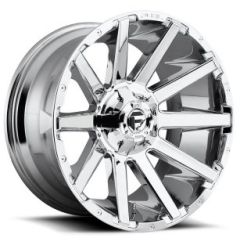 22x12 Fuel Off-Road Contra Chrome D614 (* May Require Trimming) 6x135 6x5.5/139.7 -43mm