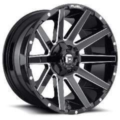 20x9 Fuel Off-Road Contra Gloss Black Milled D615 8x180 1mm