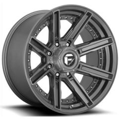 (Clearance) 20x9 Fuel Off-Road Rogue Platinum Brushed Gunmetal &amp; Tinted D710 6x5.5/139.7 1mm