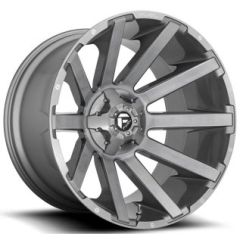 (Clearance - No Returns) 26x12 Fuel Off-Road Contra Platinum Tinted D714 (* May Require Trimming) 5x5/127 5x5.5/139.7 -44mm