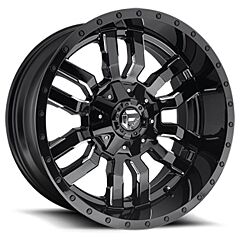 18X9 Fuel Off-Road Sledge Gloss Black Milled D595 6x135 6x5.5/139.7 19mm