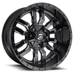 22X12 Fuel Off-Road Sledge Gloss Black Milled D595 (* May Require Trimming) 8x170 -44mm