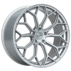 22x9 Gianelle Monte Carlo Gloss Silver w/ Machined Face 5x120 30mm