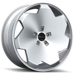 (Clearance - No Returns) 24x10 Giovanna Masiss Silver Machined 6x5.5/139.7 30mm