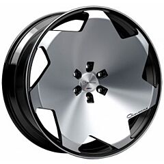 (Black Friday Sale) 24x10 Giovanna Masiss Gloss Black Machined 6x5.5/139.7 30mm