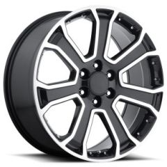 22x9 GMC Yukon Denali Replica Wheel Gloss Black Machined Face FR49 6x5.5/139.7 31mm  (While Supplies Lasts)