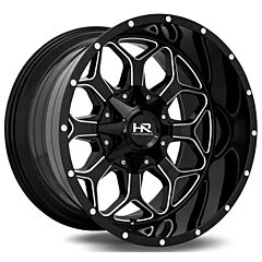 20x9 Hardrock Off-Road H712 Indestructible Gloss Black Milled 5x5/127 5x5.5/139.7 0mm