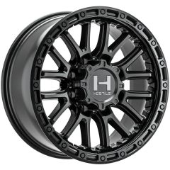 18x9 Hostile H135 Ridgecrest Asphalt (8 Lug) 8x6.5/165 12mm