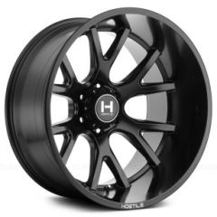 (Clearance - No Returns) 24X14 Hostile H113 Rage Asphalt (* May Require Trimming)  8x6.5/165 -76mm