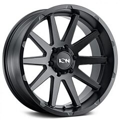 (Black Friday Sale) 17x9 ION Alloy 143 Matte Black  6x5.5/139.7 -12mm
