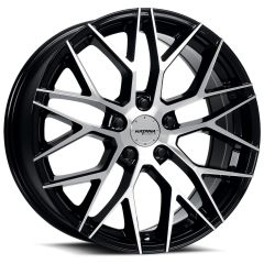 18x8 Katana Racing KR01 Gloss Black Machined 5x4.5/114.3 40mm