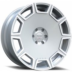 22x9 Koko Kuture Sicily Silver Machined Face (CUSTOM)