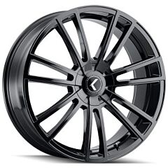 (Black Friday Sale) 18x8 Kraze KR183 Spectra Gloss Black 5x112 5x120 40mm