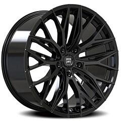22x9 Lexani Aries Full Gloss Black (CUSTOM)