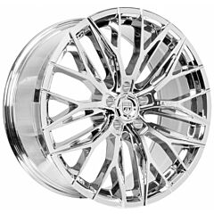 Staggered Full Set: Lexani Aries Chrome