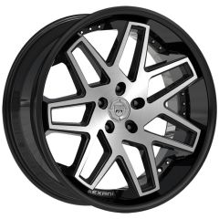 20x9 Lexani Nova Gloss Black Brushed Face (CUSTOM)