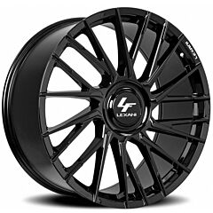 24x9 Lexani Velar XL Gloss Black w/ CAP (CUSTOM)