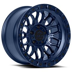 17x9 Lock Off-Road Combat Matte Blue 6x5.5/139.7 -12mm
