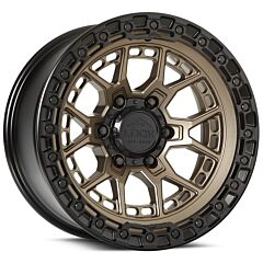 17x9 Lock Off-Road Commando Matte Bronze w/ Matte Black Ring 6x5.5//139.7 -12mm