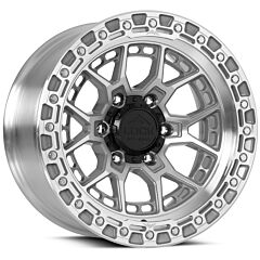 17x9 Lock Off-Road Commando Machine w/ Clear Coat 6x5.5/139.7 -12mm