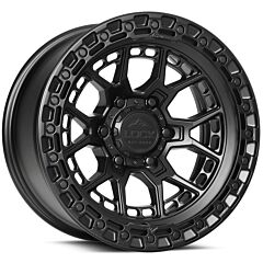 17x9 Lock Off-Road Commando Matte Black w/ Matte Black Ring 6x135 0mm
