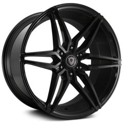 22x9.5 Marquee M3259A Gloss Black 6x5.5/139.7 30mm