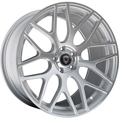 Staggered Full Set: Marquee M6981 Silver Machined (Flow Formed)