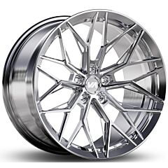 Staggered Full Set: Variant Maxim Chrome Powdercoated (Full Forged)