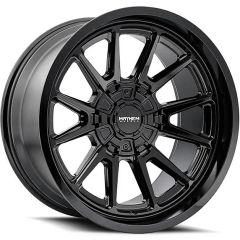 18x9 Mayhem Intrepid 8116 Gloss Black 5x5/127 5x5.5/139.7 -12mm