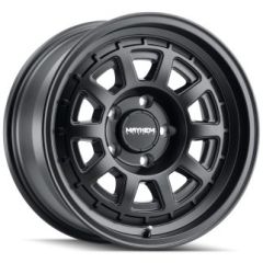 18x9 Mayhem Voyager 8303MB Matte Black (Flow Formed) 6x5.5/139.7 0mm