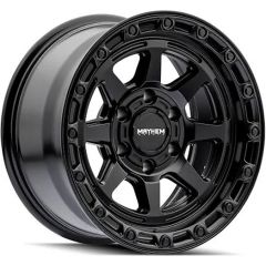 17x8.5 Mayhem Ridgeline 8306 Satin Black 5x5/127 -6mm