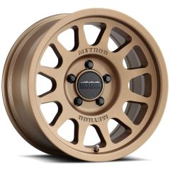 (Clearance - No Returns) 17x7.5 Method Race MR703 Bronze (Bead Grip) 5x130 50mm