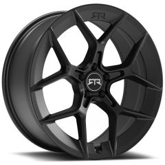 20x8.5 RTR Aero 5 Mustang Mach E Satin Black (Flow Formed) 5x4.25/108 31mm