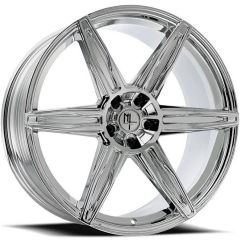 24x10 Modern Luxury MLF11 Chrome (Flow Formed) 6x135 25m