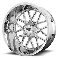 20x12 Moto Metal MO986 Chrome (* May Require Trimming) 6x135 6x5.5/139.7 -44mm