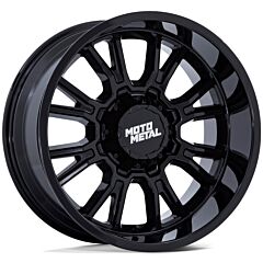 (Clearance - No Returns) 20x10 Moto Metal MO810 Gloss Black Machine 5x5.5/139.7 5x150 -18mm