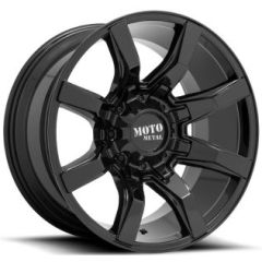 (Clearance - No Returns) 22x12 Moto Metal MO804 Gloss Black (* May Require Trimming) 8x170 -44mm