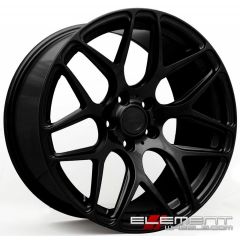 18x8.5 MRR FS01 Matte Black (Flow Formed) (CUSTOM)
