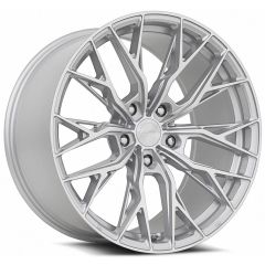 Staggered Full Set: MRR Ground Force GF5 Silver Machined (Flow Form)