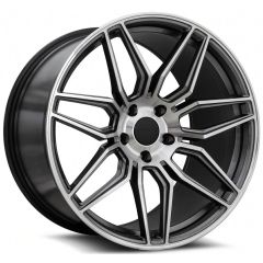 (Special Pricing) 19x9.5 MRR M024 Corvette C6/ C7 Replica Wheels Gunmetal Machined (Rotary Forged) 5x4.75/120.7 50mm