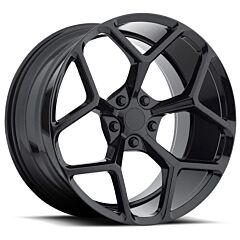 Staggered Full Set: MRR M228 Camaro Z28 Replica Wheels Gloss Black