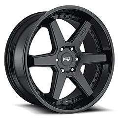 Staggered Full Set: Niche Altair Satin Black w/ Gloss Black M192